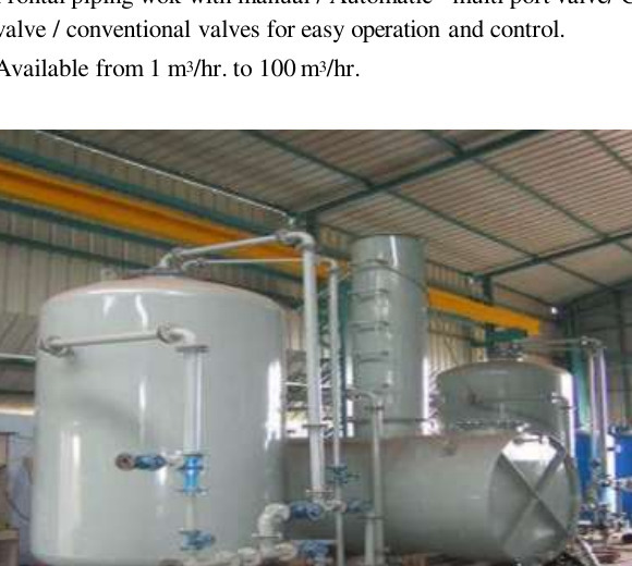 Demineralisation Plant