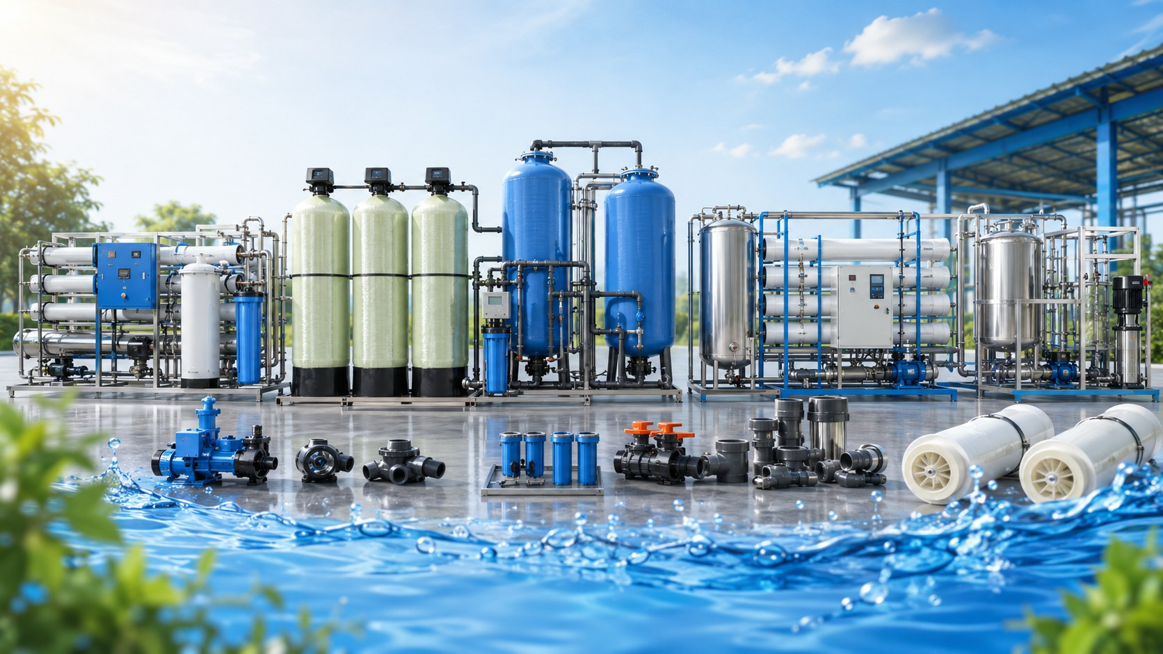 Water treatment plants